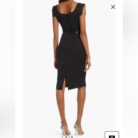 Black Halo Classic Jackie O Black Dress 10 - Picture 6 of 12